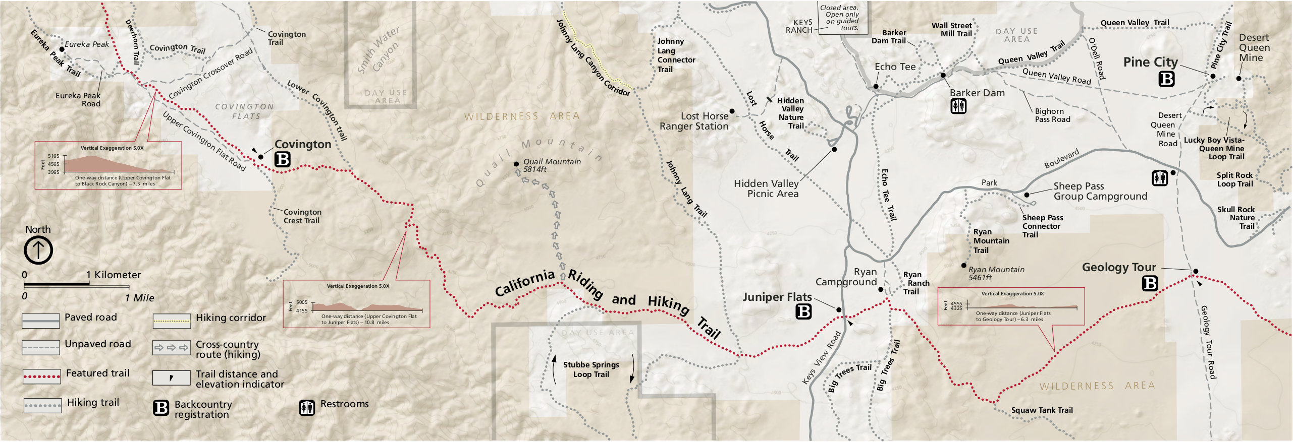 Joshua Tree National Park Map