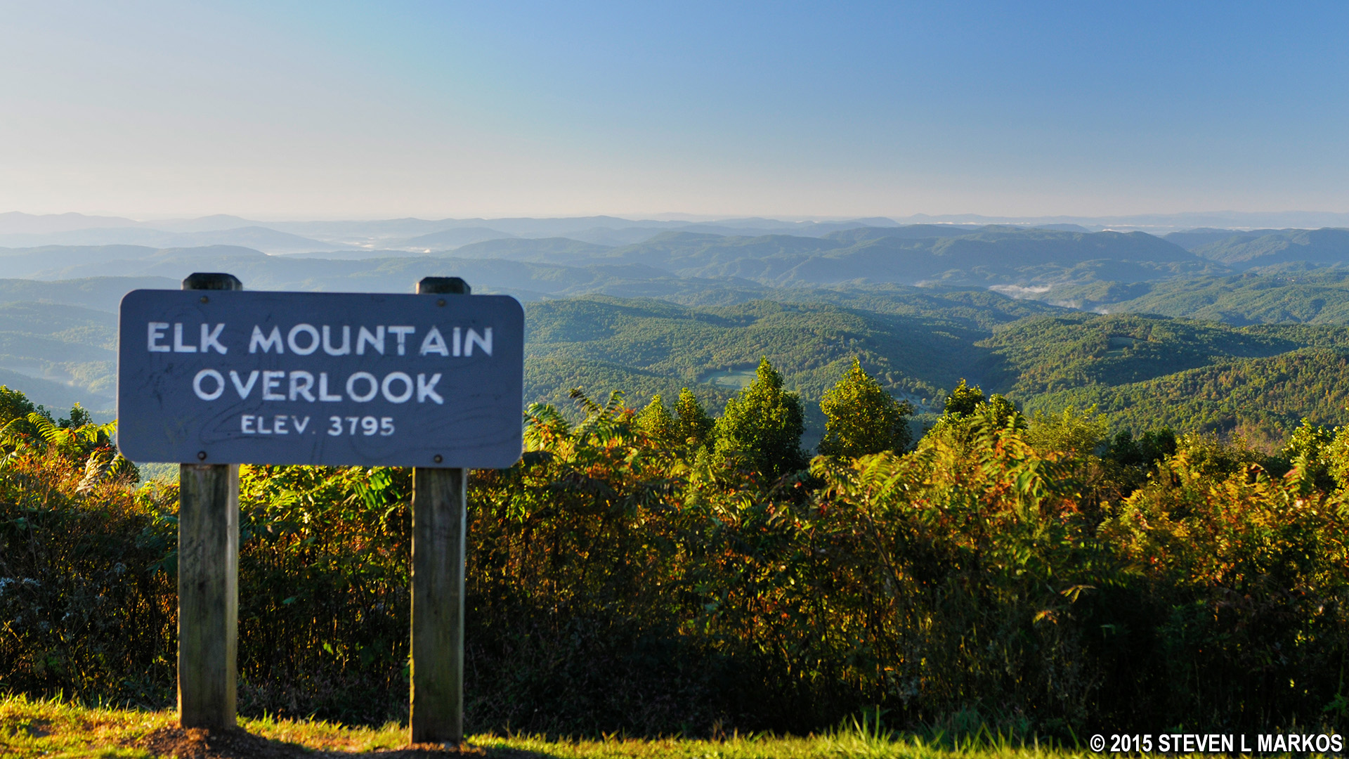 Blue Ridge Parkway ELK MOUNTAIN OVERLOOK (MP 274.3)