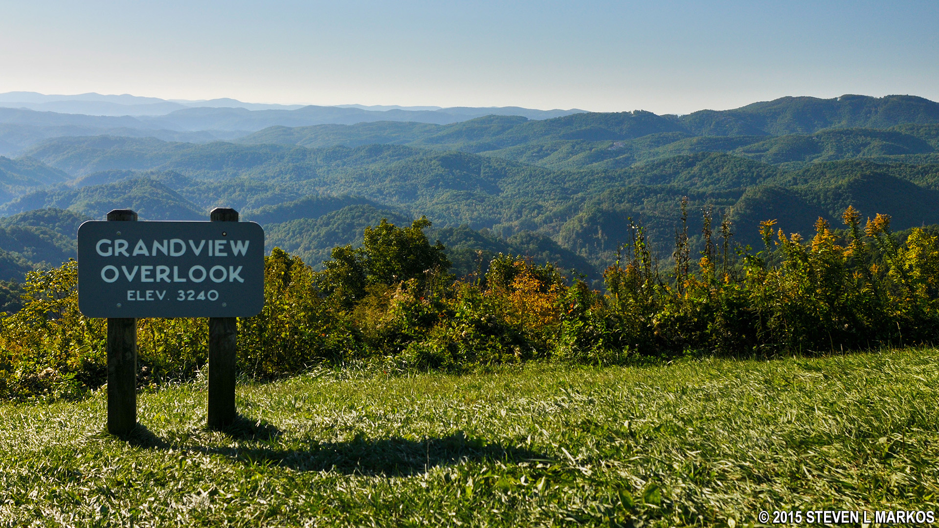 Blue Ridge Parkway GRANDVIEW OVERLOOK (MP 281.4)