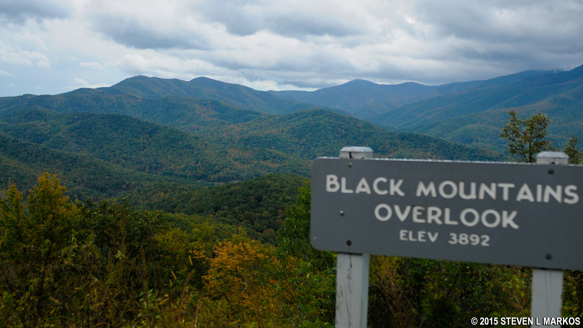 Blue Ridge Parkway BLACK MOUNTAINS OVERLOOK (MP 342.2)