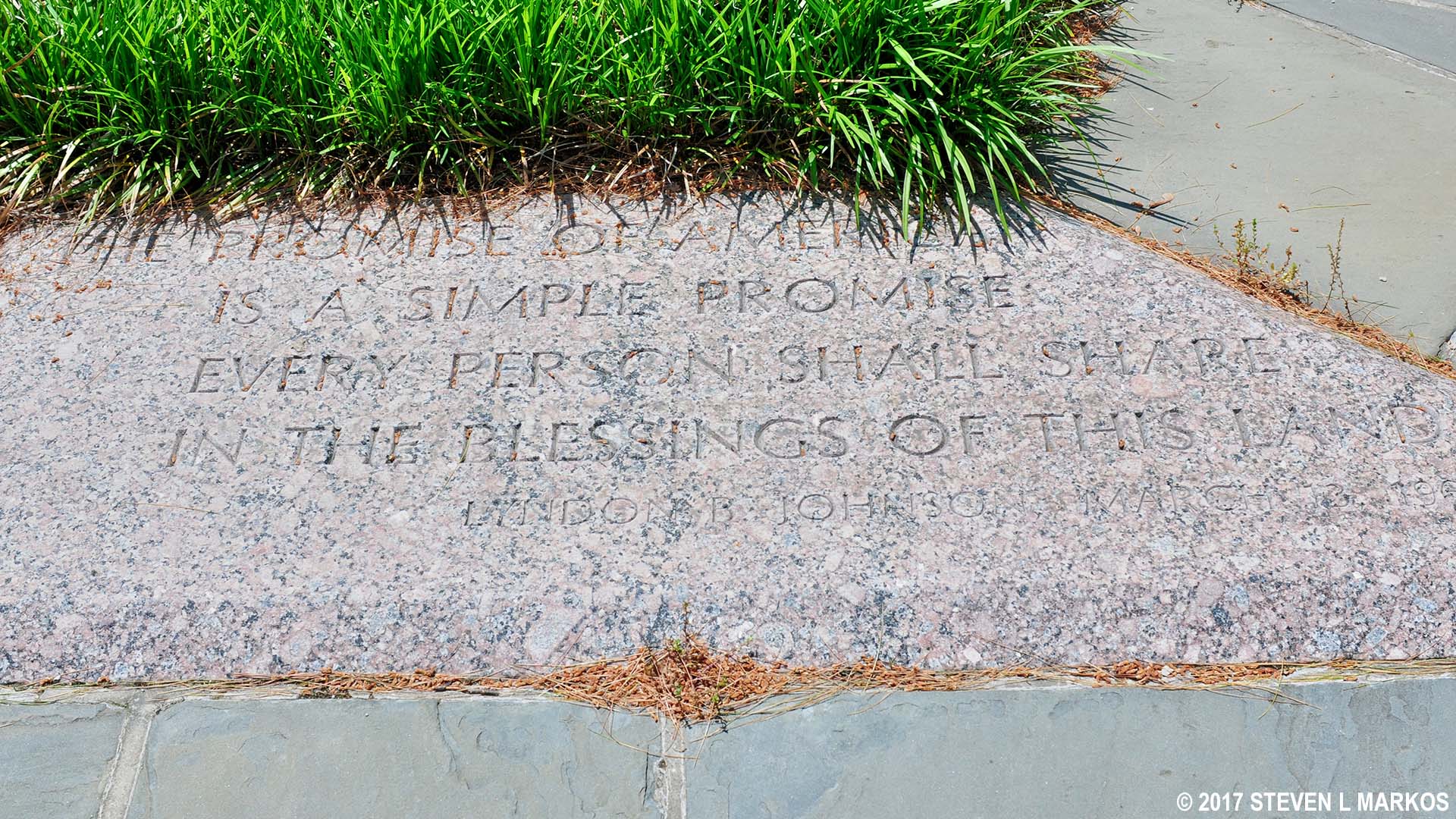 Lyndon Baines Johnson Memorial Grove on the Potomac
