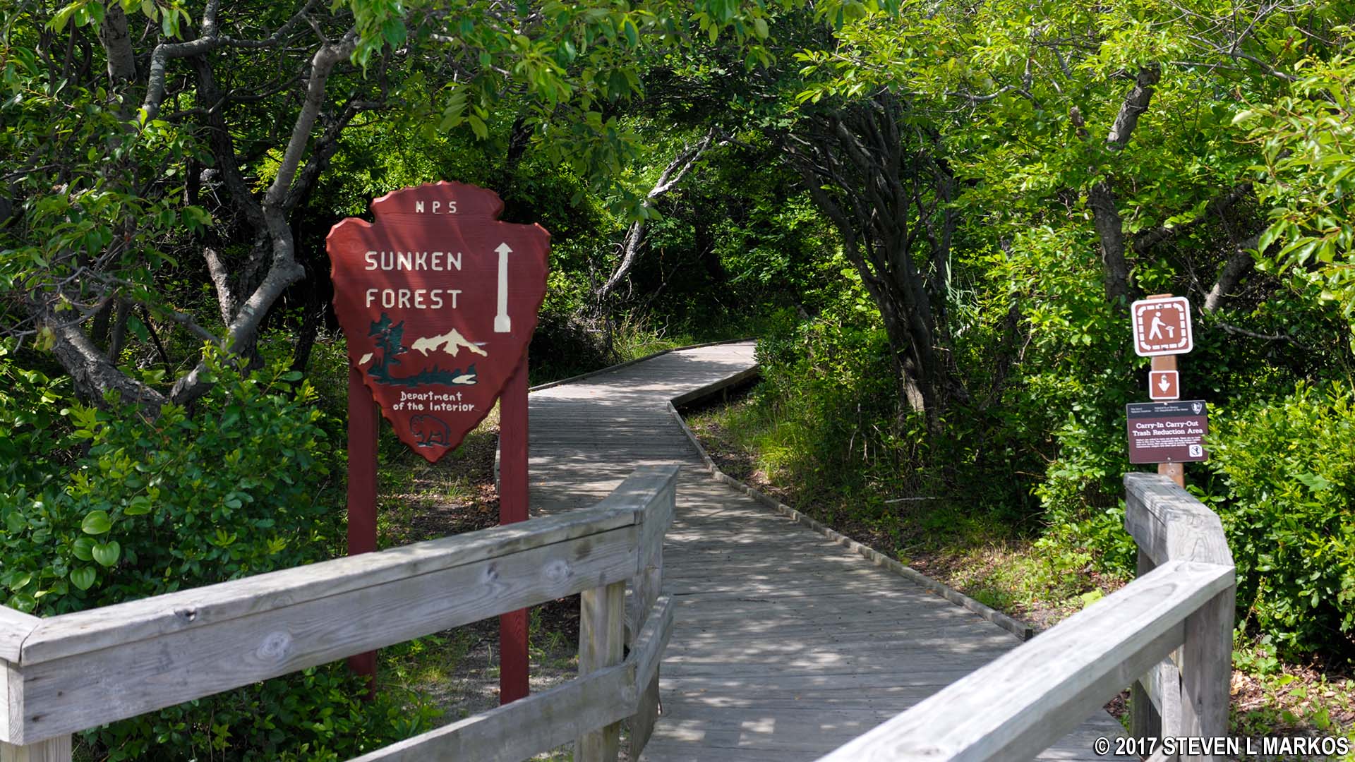 Fire Island National Seashore SUNKEN FOREST NATURE TRAIL Bringing