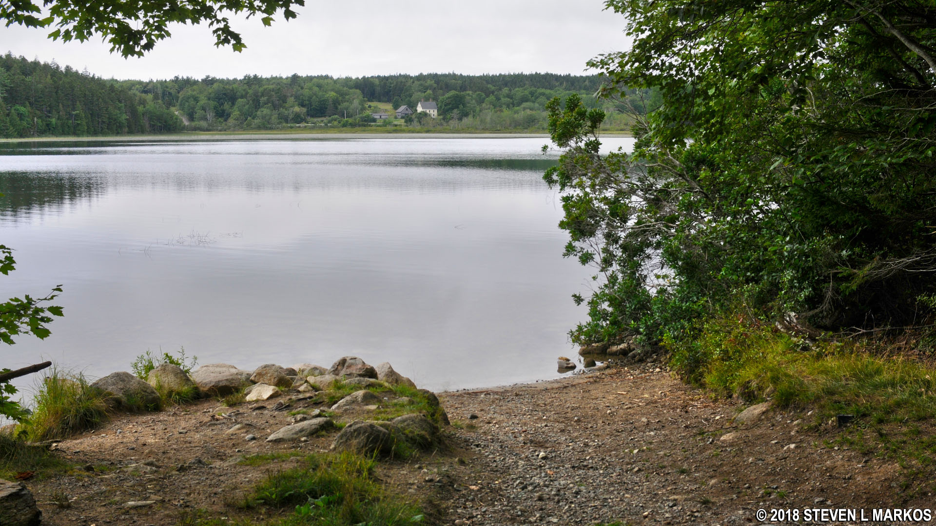 Acadia National Park SEAL COVE POND BOAT RAMP