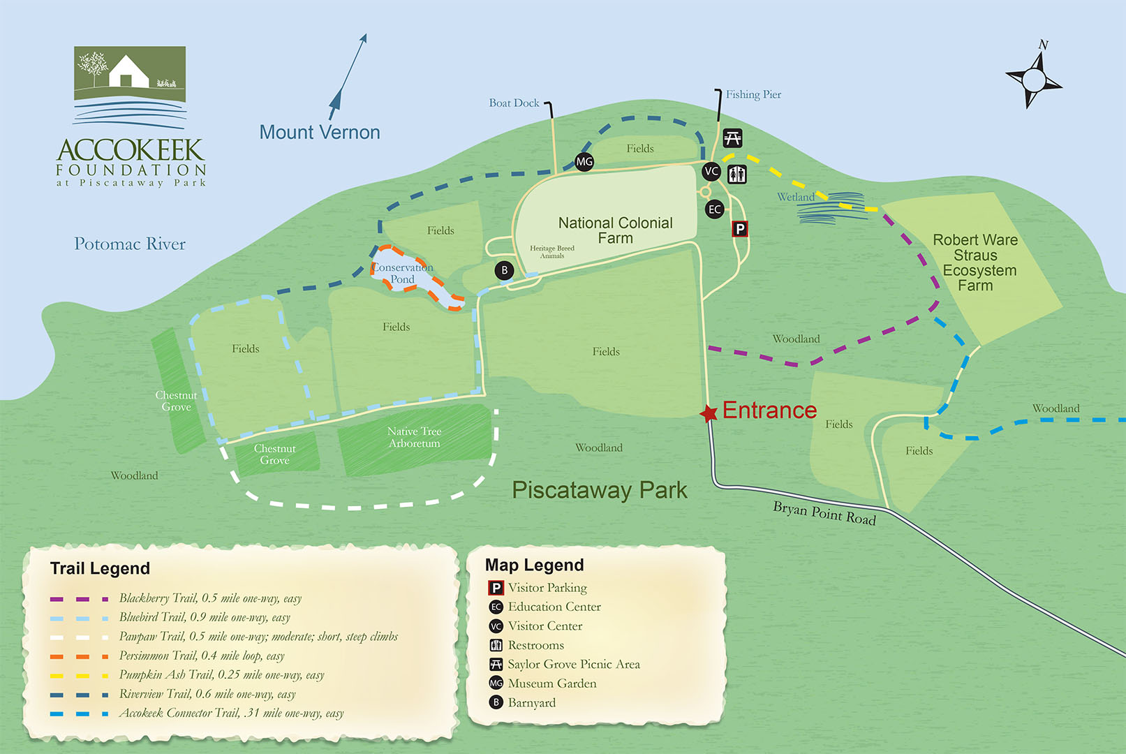 Colonial Plantation Map