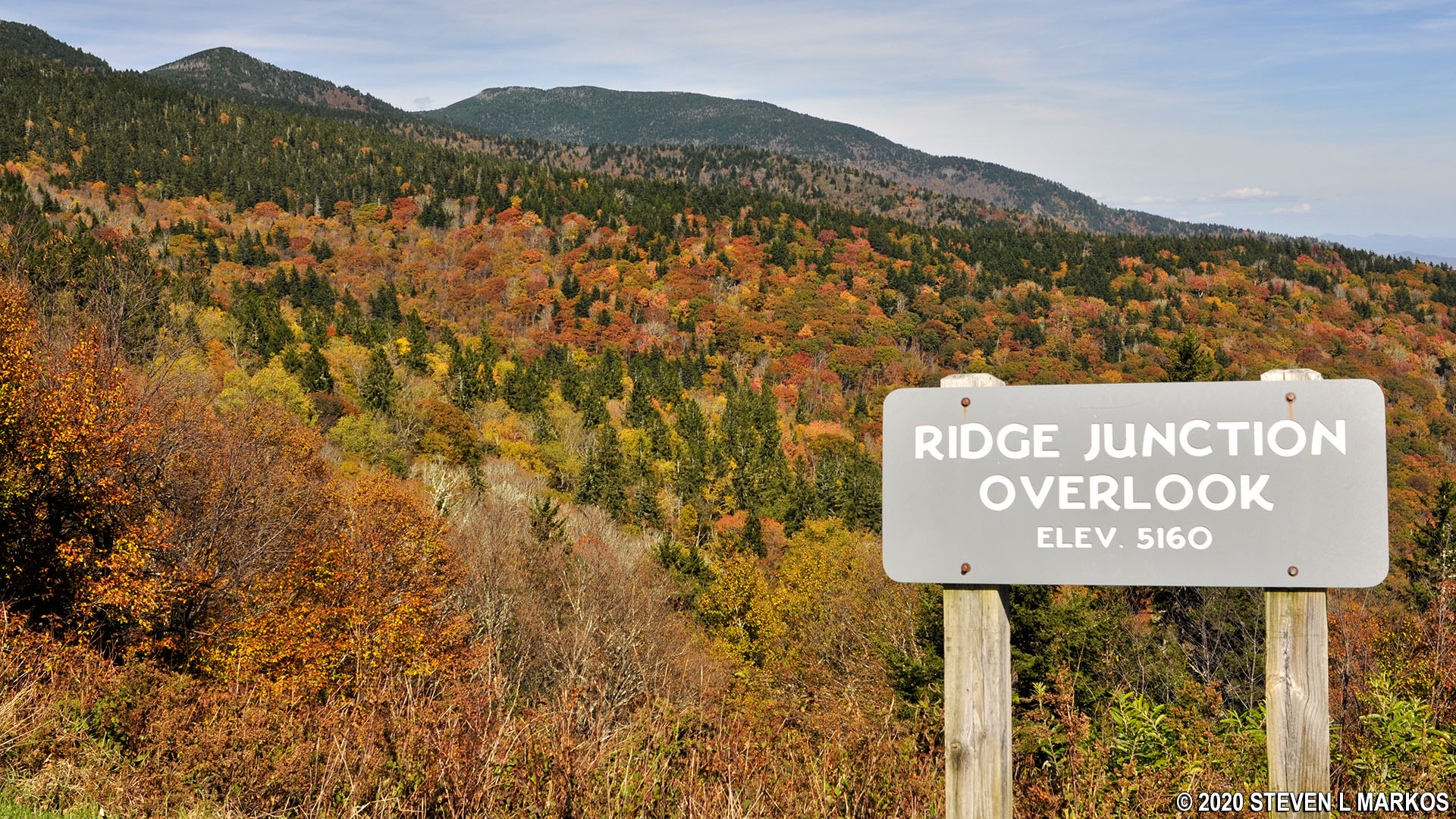 Blue Ridge Parkway RIDGE JUNCTION OVERLOOK (MP 355.3)