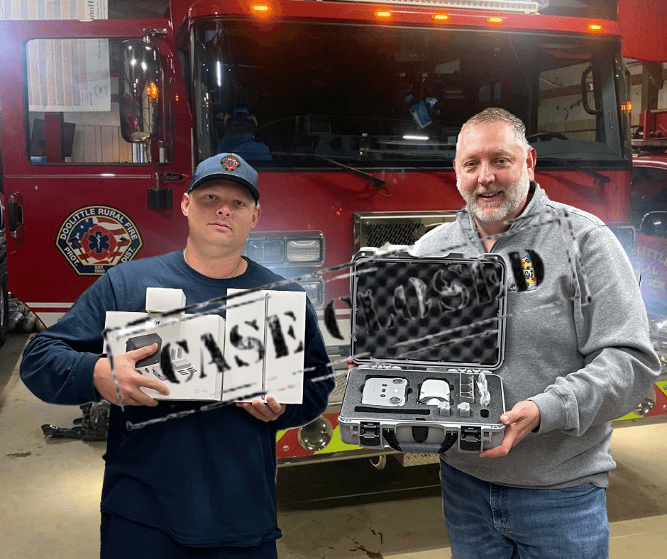 Donation 45 Case Closed! Doolittle Fire Department receives a free