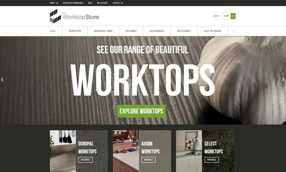 The Worktop Store, Chorley NRD  Design & Virtual Business