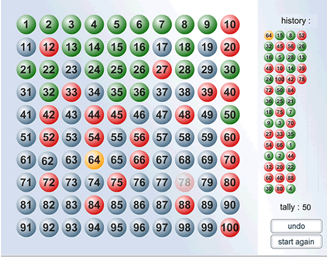 Factors and Multiples Game