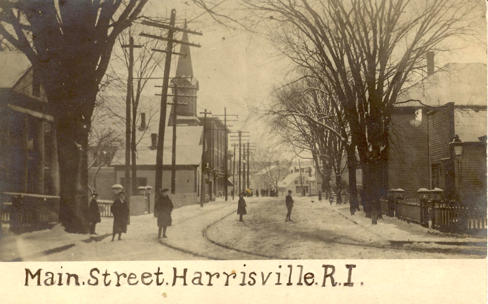 Burrillville Then & Now Harrisville Main Street NRI NOW