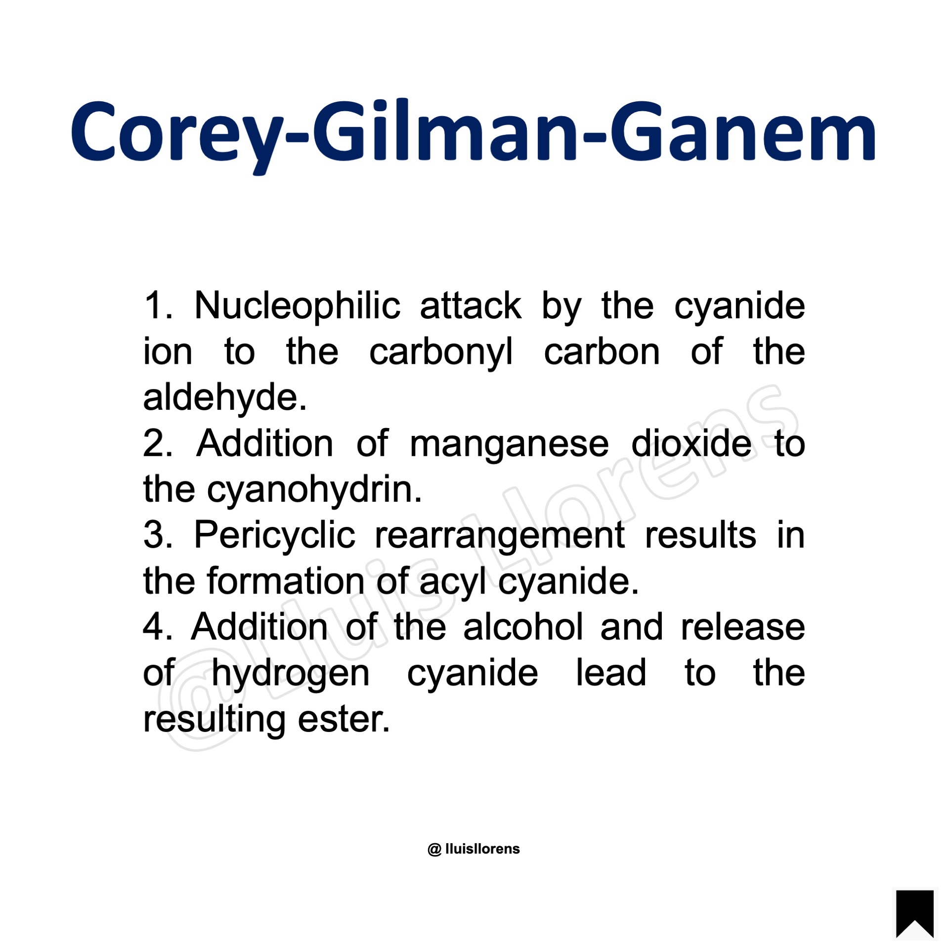 CoreyGilmanGanem Oxidation