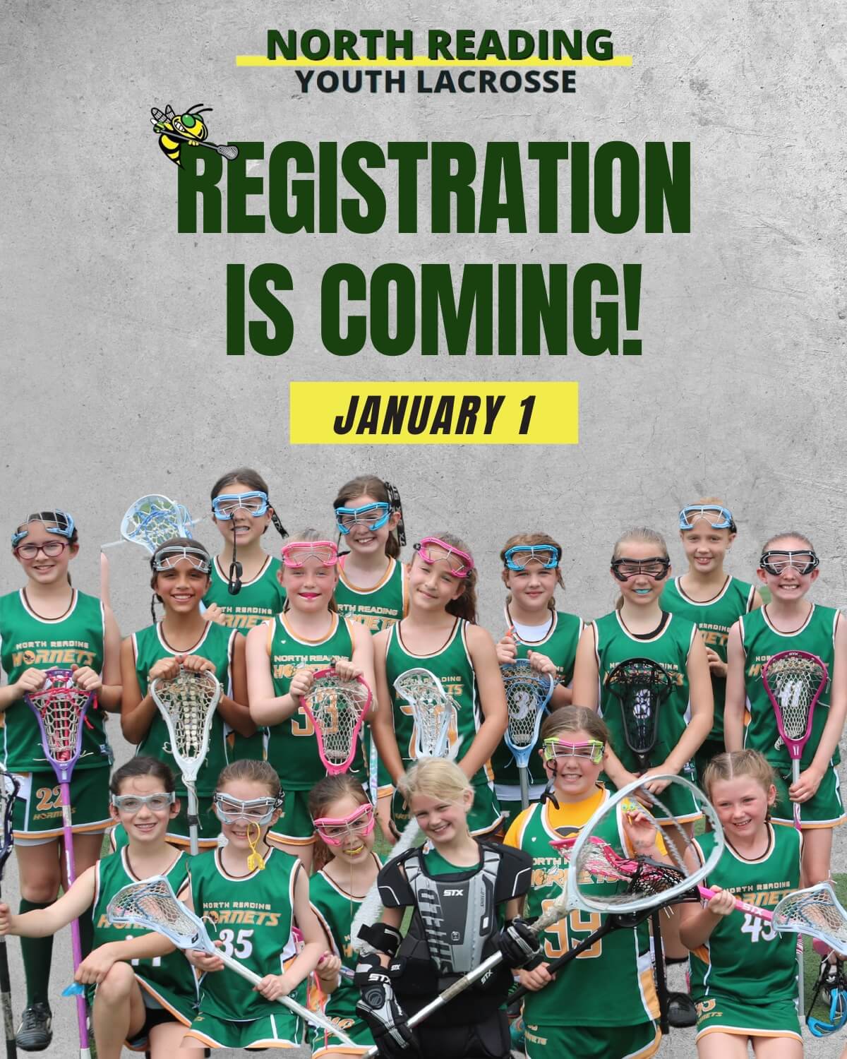 Registration for 2023 Season North Reading Youth Lacrosse League