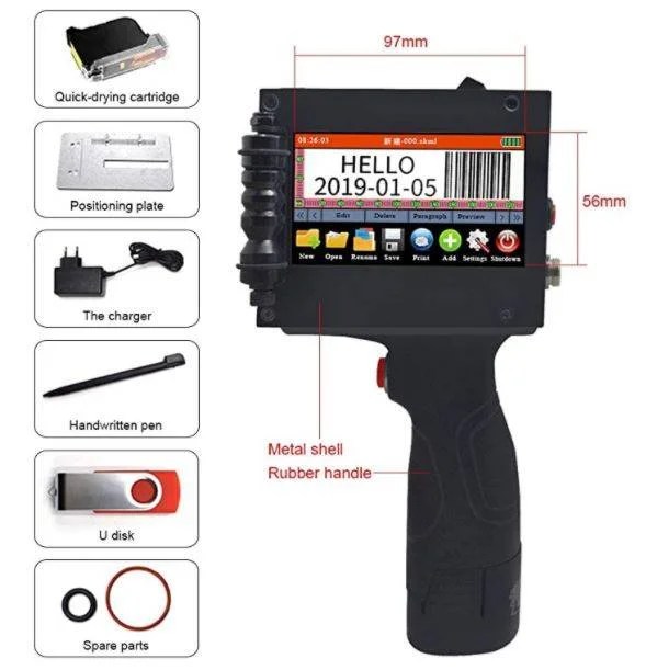 Handheld Inkjet Printer Intelligent Inkjet Coding Machine in bd