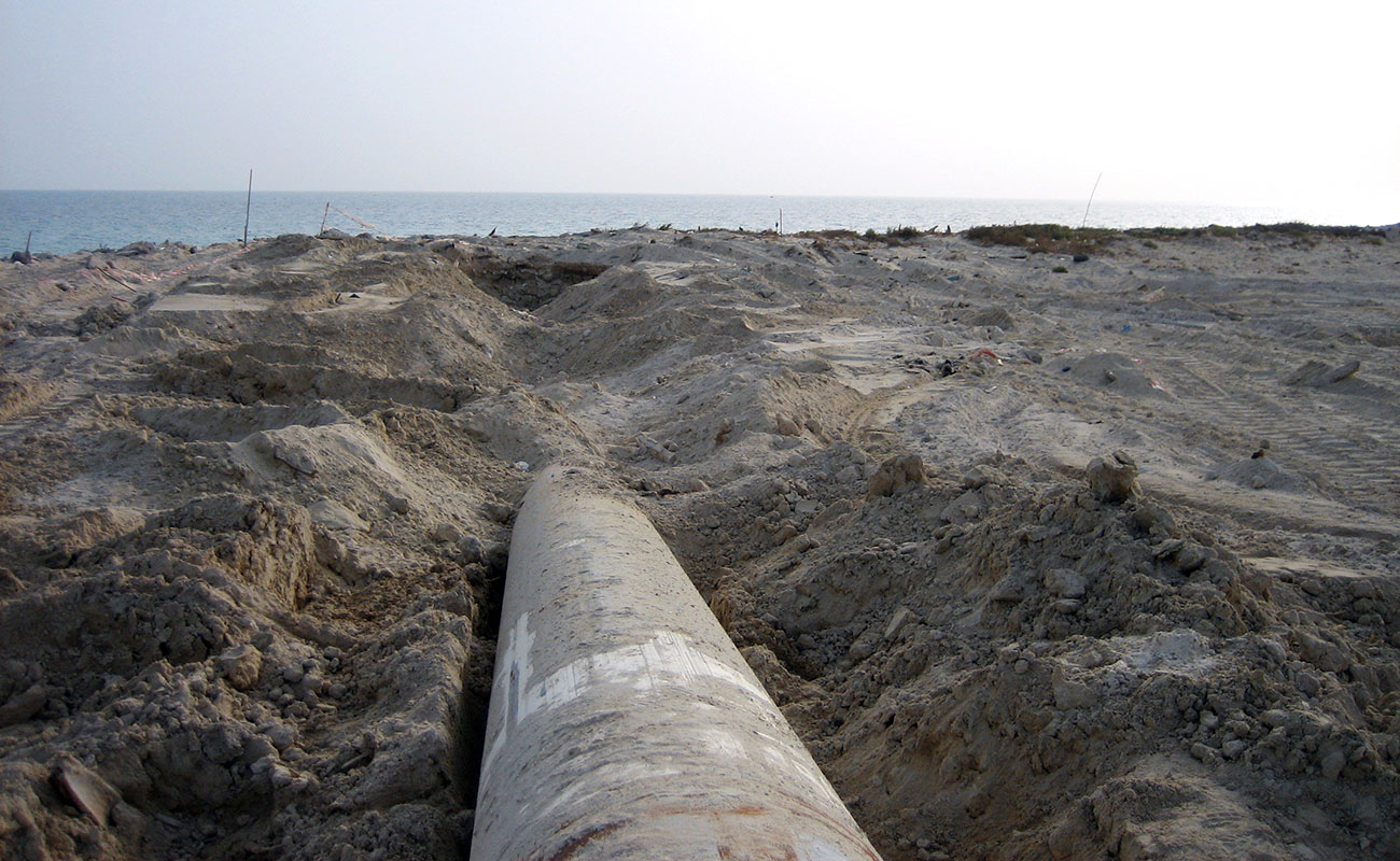 Qatif Crude Oil Trunk Line Landfall NSCC International Ltd