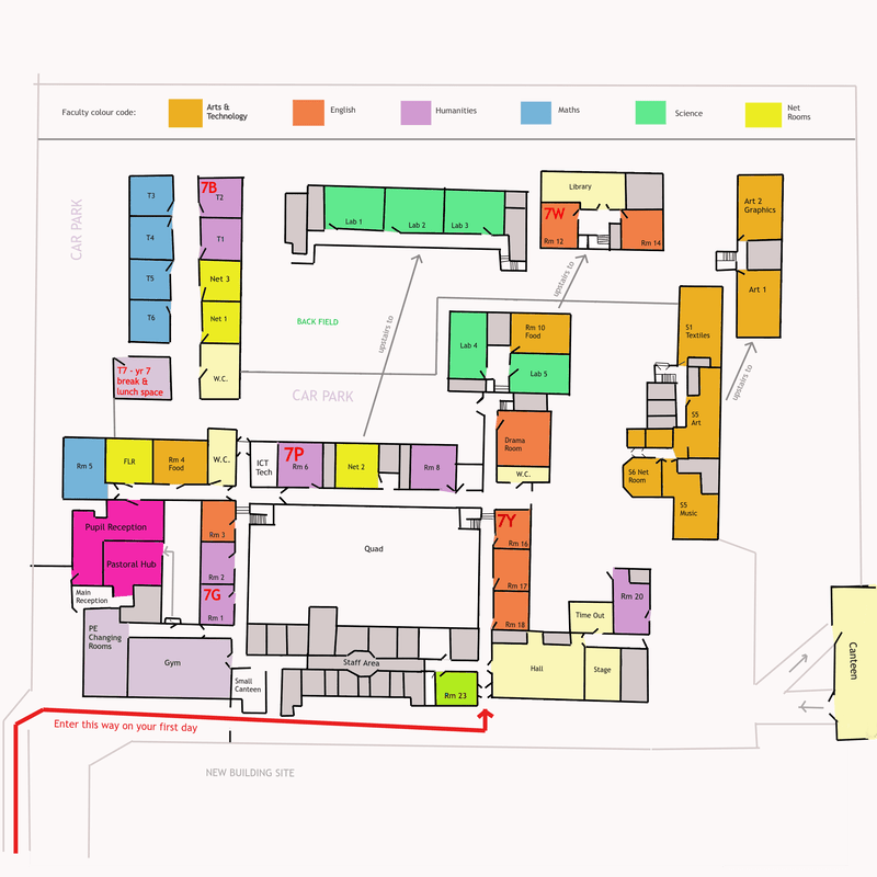 Map & Photographs KEVI Northfield School for Girls