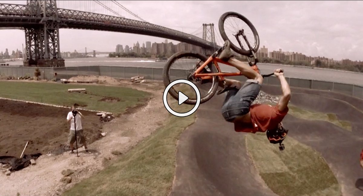 New YorkStyle Pumptrack With Claudio Caluori