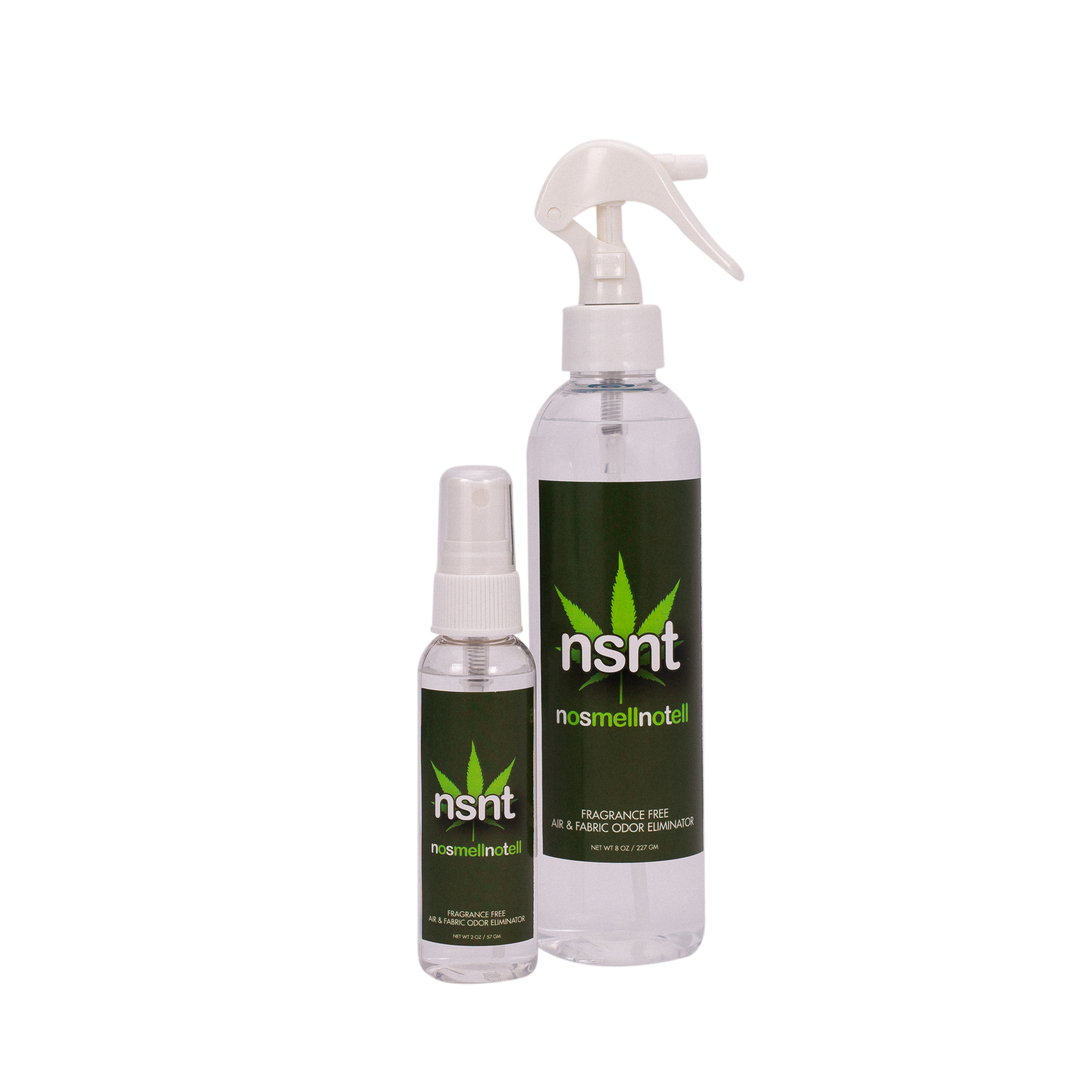 2oz Travel Size + 8oz Spray Bottle nosmellnotell