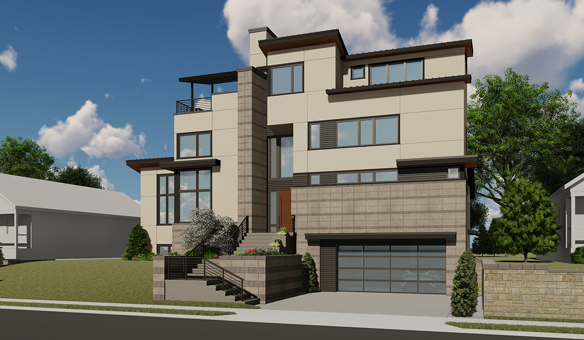 Contemporary West Plaza Home Kansas City, Missouri NSPJ Architects