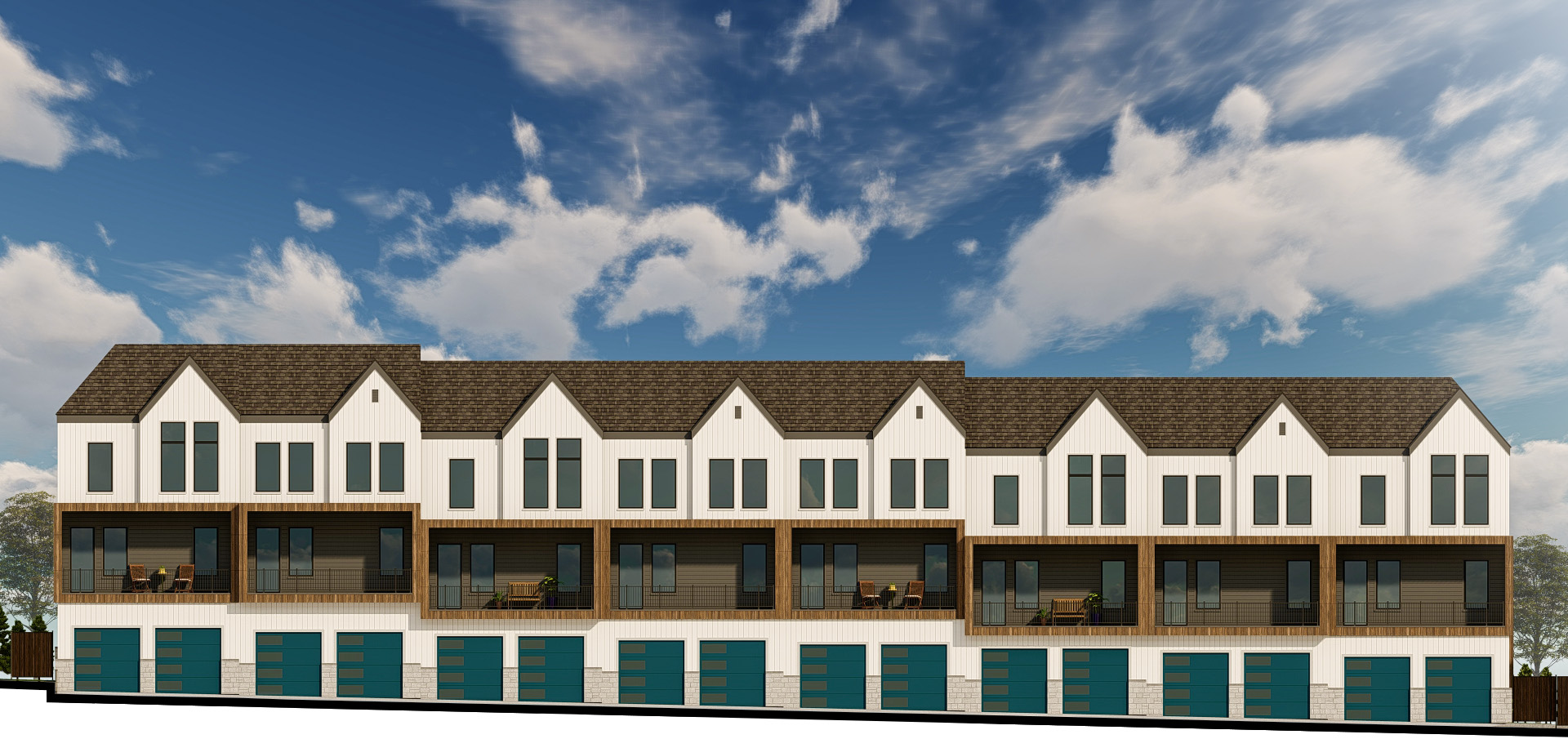 Charming Townhomes — NSPJ Architects