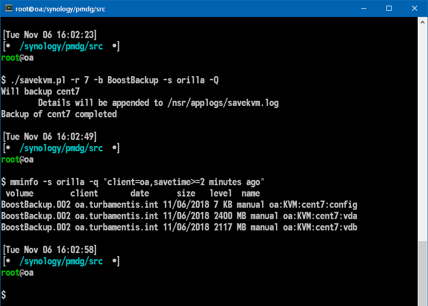 A Simple Linux KVM Backup Framework using NetWorker Data Protection Hub