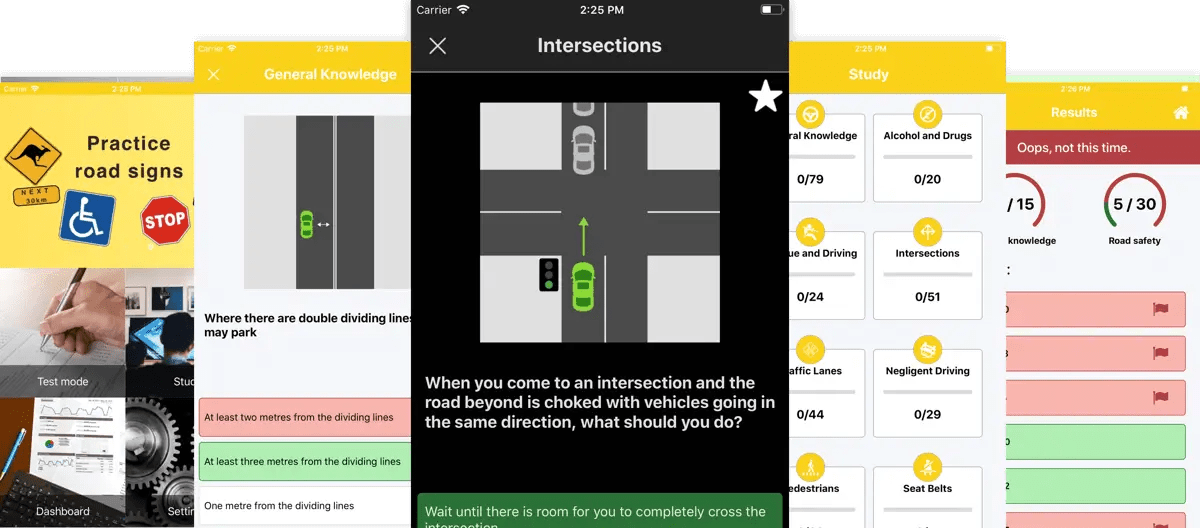 NSW Driver Knowledge Test Mobile App