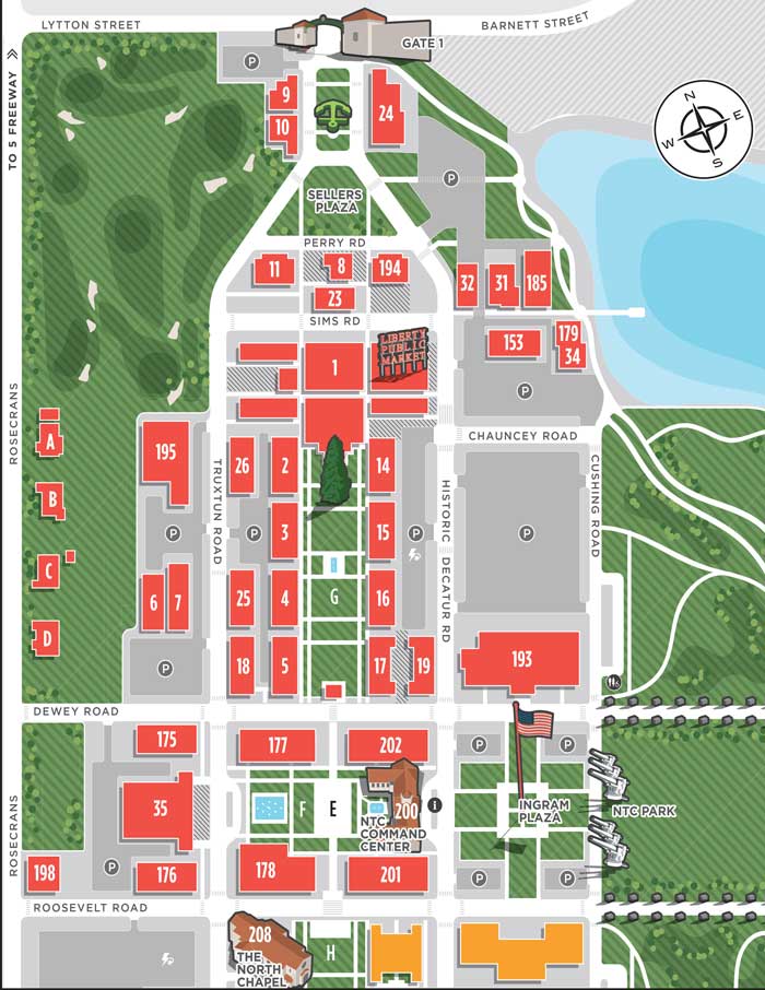 Map Of Liberty Station