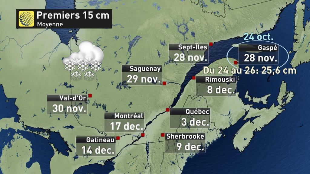 15 à 30 centimètres de neige ce weekend une bombe météo en route vers