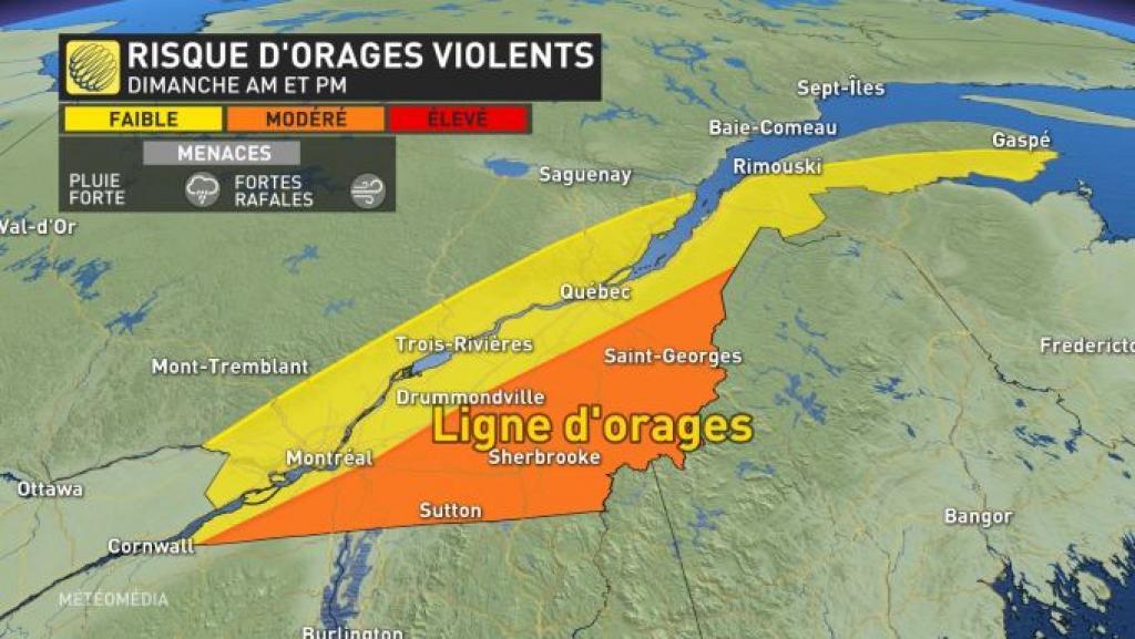 ALERTE MÉTÉO Nouvel avertissement important d'Environnement Canada