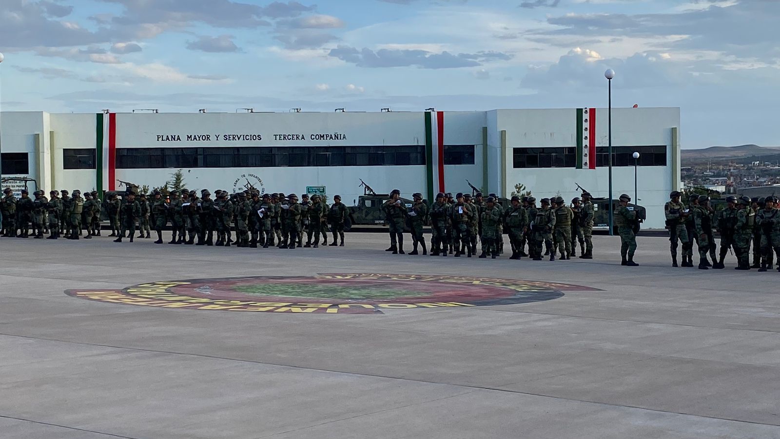 Llegan 320 militares al 97 Batallón de Infantería NTR Zacatecas