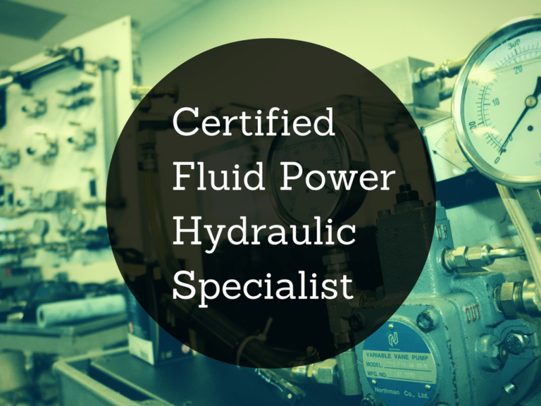 How to a Certified Fluid Power Hydraulic Specialist NTT Training