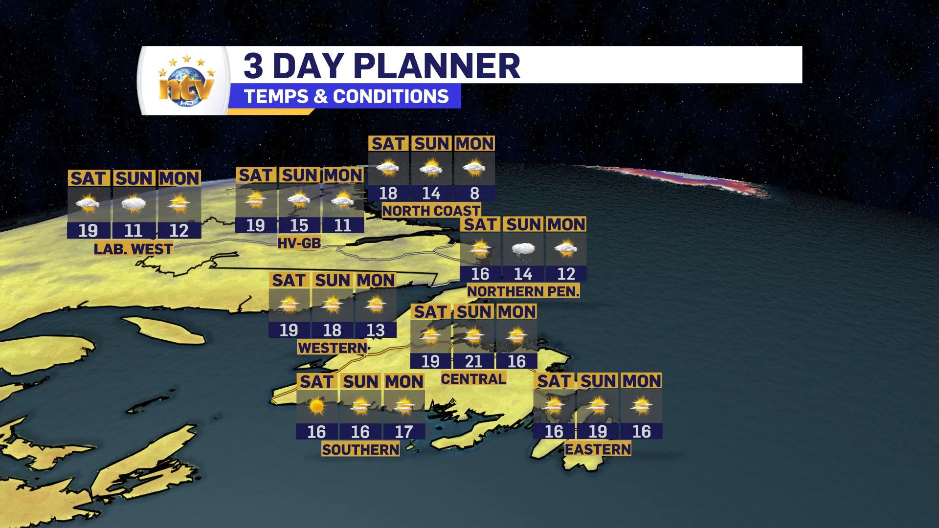 The weekend forecast is as easy as it gets! NTV