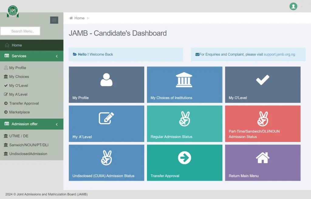 How to Check JAMB Admission Status NUCIS