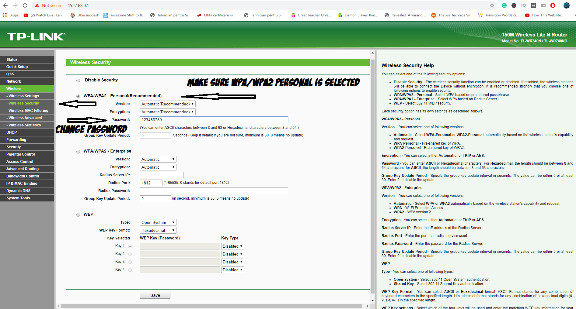 How To Change Router Password Tp Link