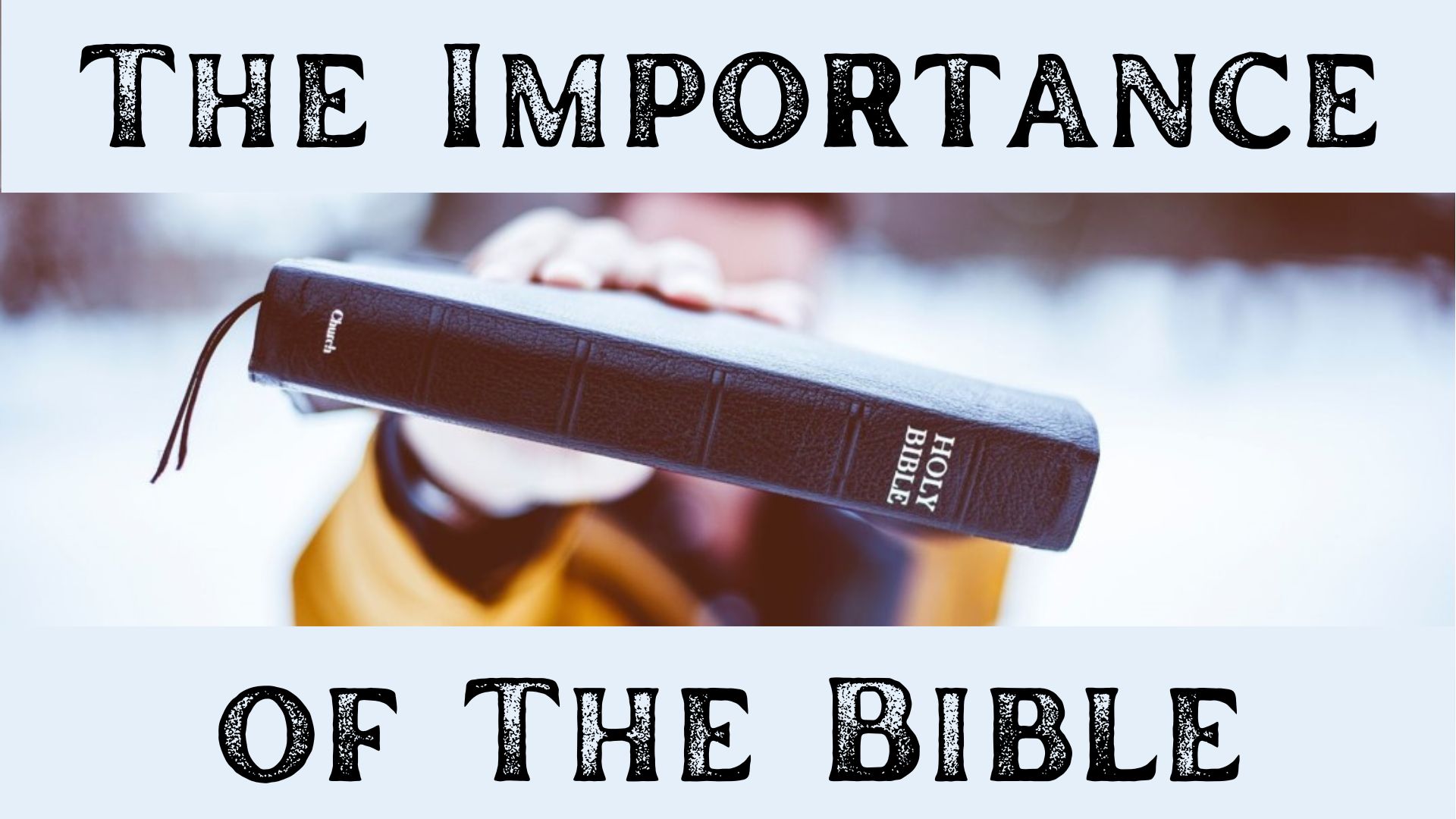 The Importance of the Bible 3