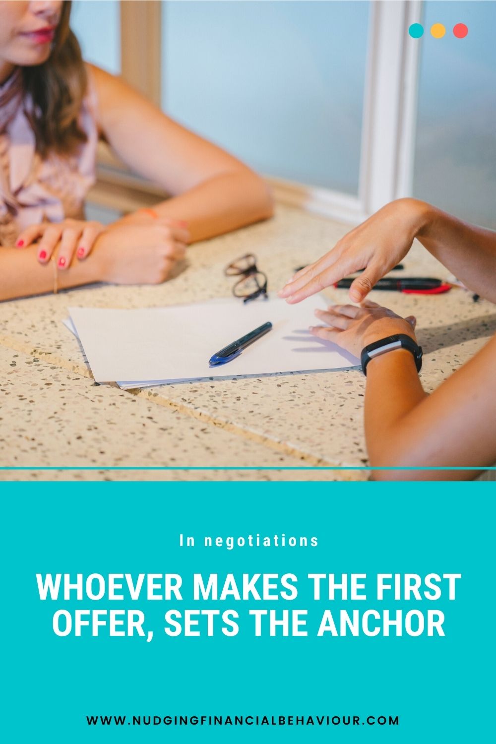 Anchors pulling you down? Nudging Financial Behaviour