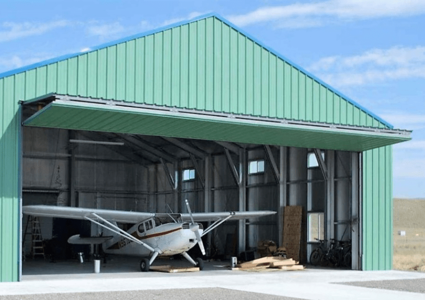 GABLE ROOF AIRCRAFT HANGER3050 Nuecosystems