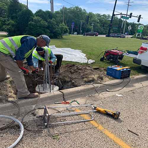 Parking Lot Pole Light Repair Chicago, IL Pole Light Installation