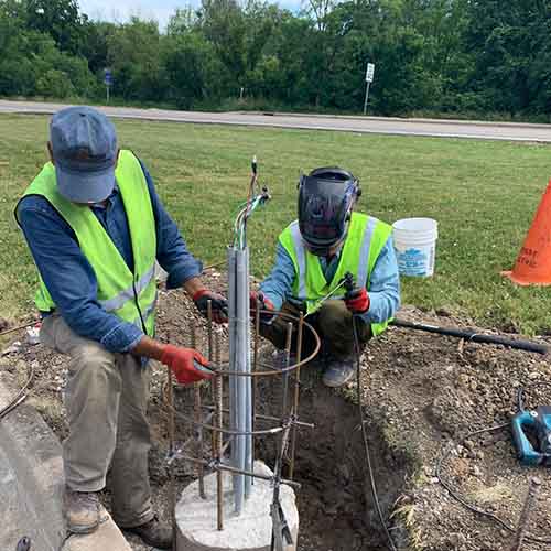 Parking Lot Pole Light Repair Chicago, IL Pole Light Installation