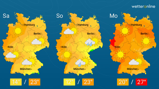 Wetter Am Samstag immer mehr Wolken Nächste Woche