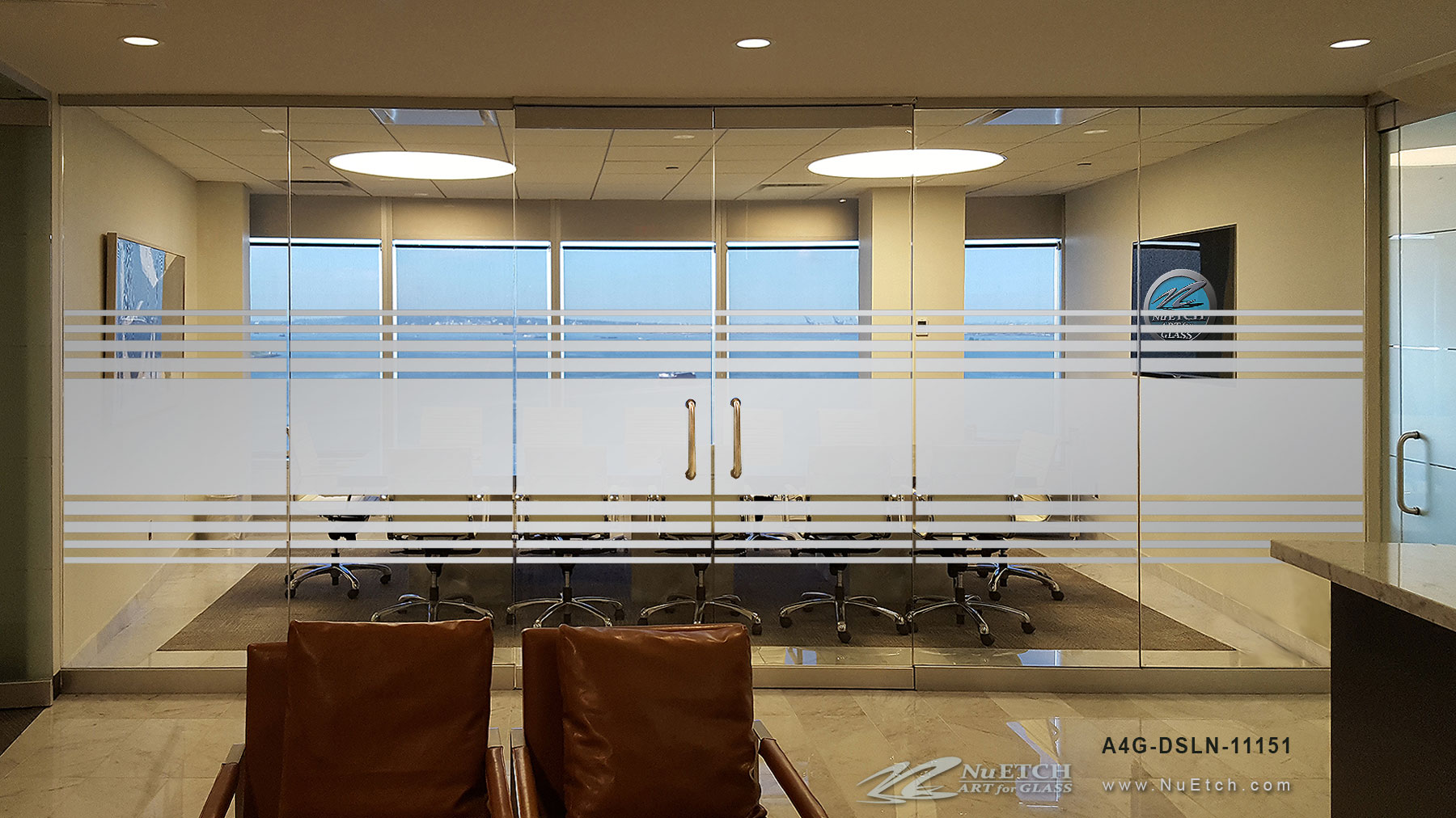 Privacy for Office Glass NuEtch Art for Glass