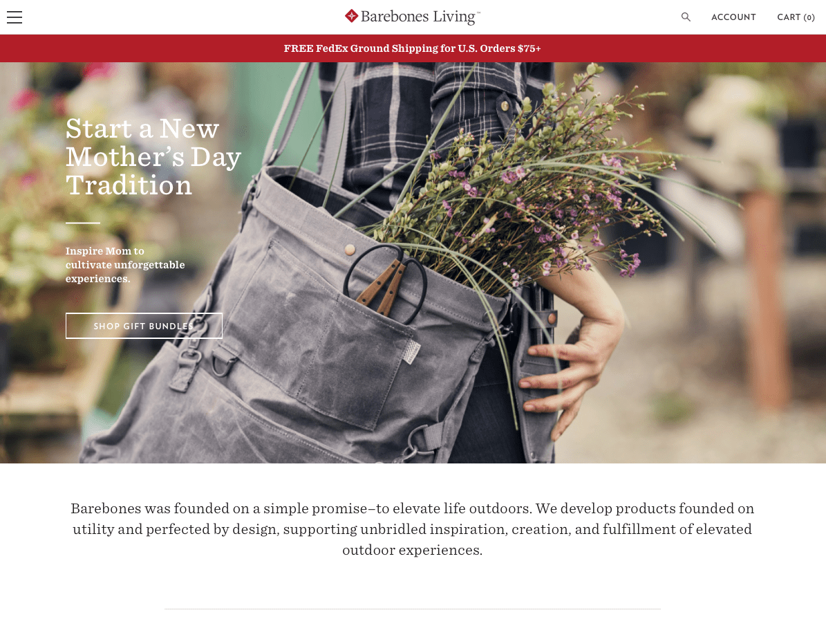 BareBones Outdoor Living Utah Magento site Developer