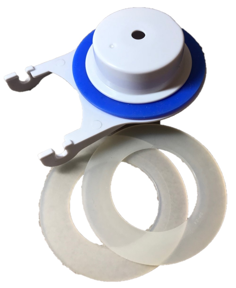 Jacuzzi HF04000 Flapper With 2 Extra Seals NuFlush