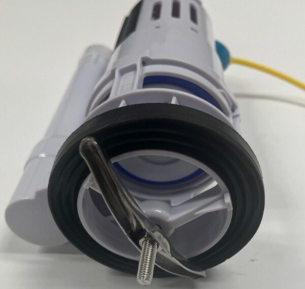 NuFlush Flush Valve For One Piece Toilet, 2 Inch Flush Hole With Cable