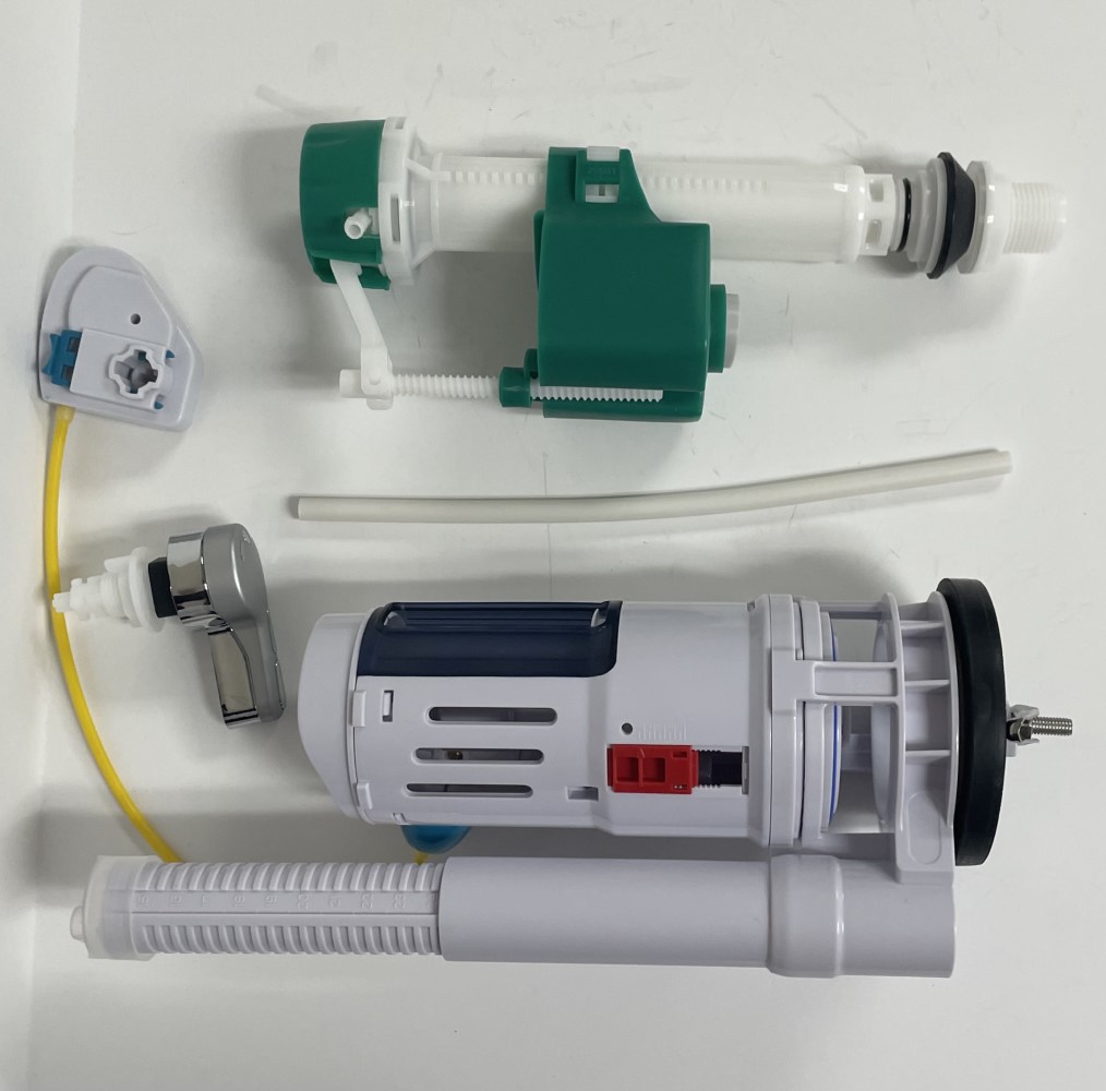 2.5-Inch One Piece Dual Flush And Adjustable Fill Valve - NuFlush