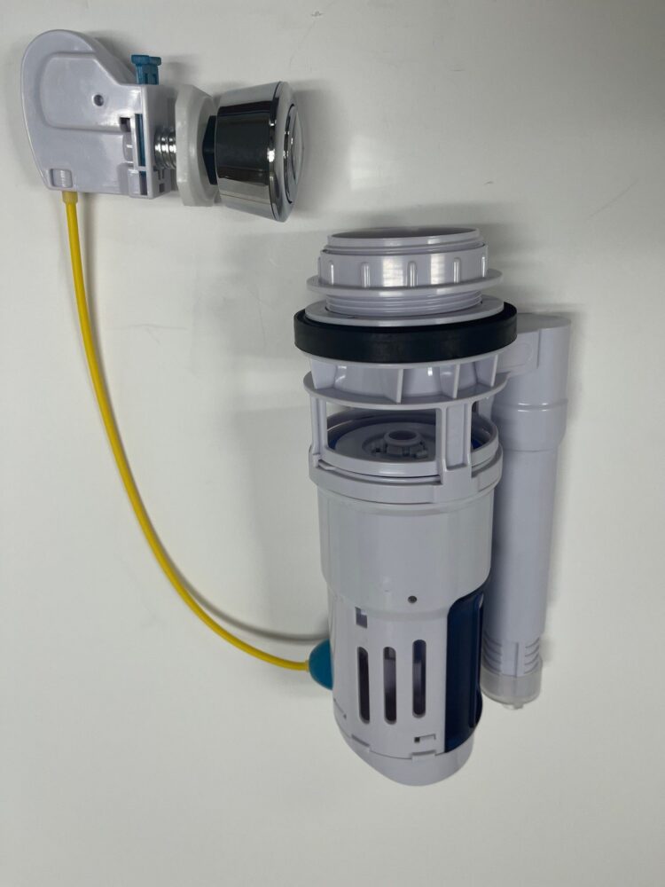 Jacuzzi Cable & Button Dual Flush Valve For 2.5Inch Two Piece Toilets