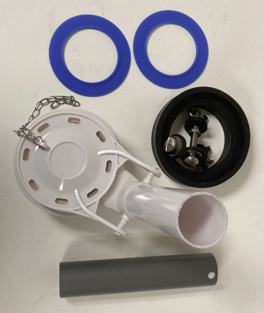 Delta 3.1 Inch Flush Valve With 2 Extra Flush Seals And Overflow