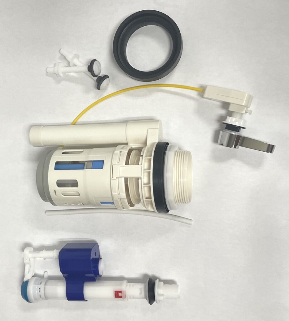 Glacier Bay Top Button 3inch Flush Valve And Fill Valve Kit For Two