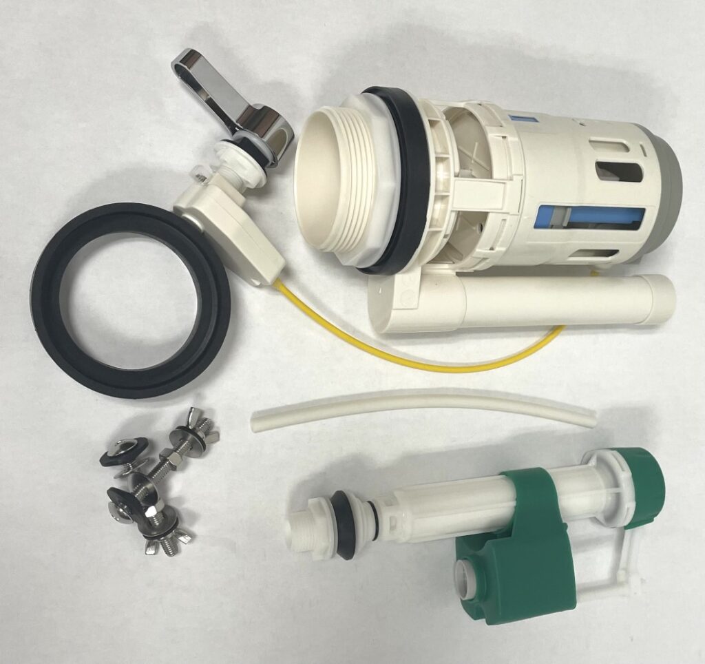 3-inch Cable Controlled Handle Canister Flush Valve And Glacier Bay