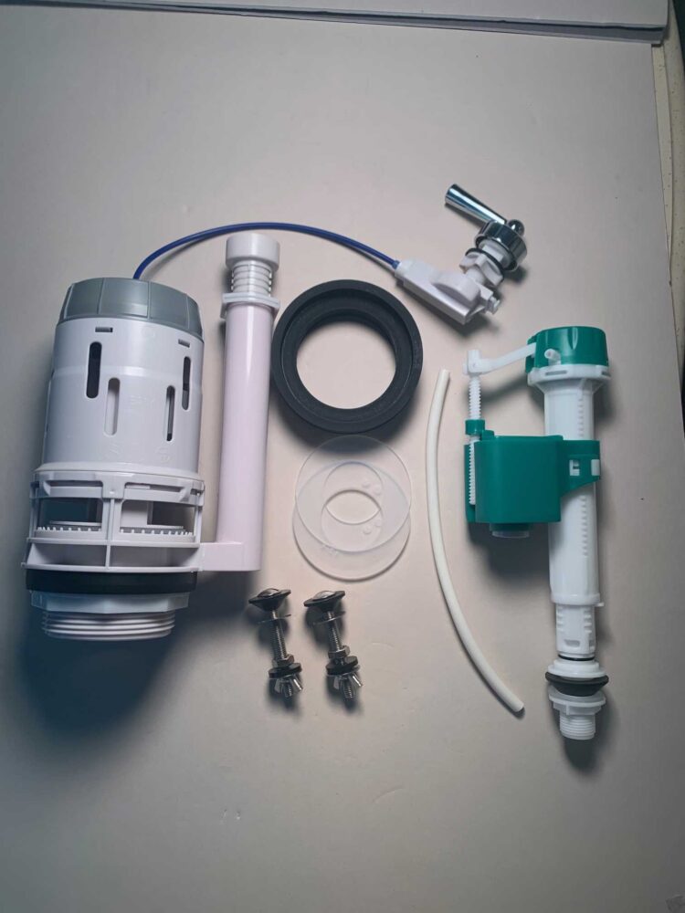 Glacier Bay Top Button 3inch Flush Valve And Fill Valve Kit For Two