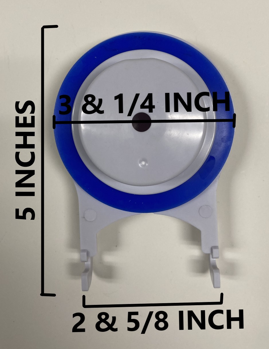 Jacuzzi HF04000 Flapper With 2 Extra Seals NuFlush