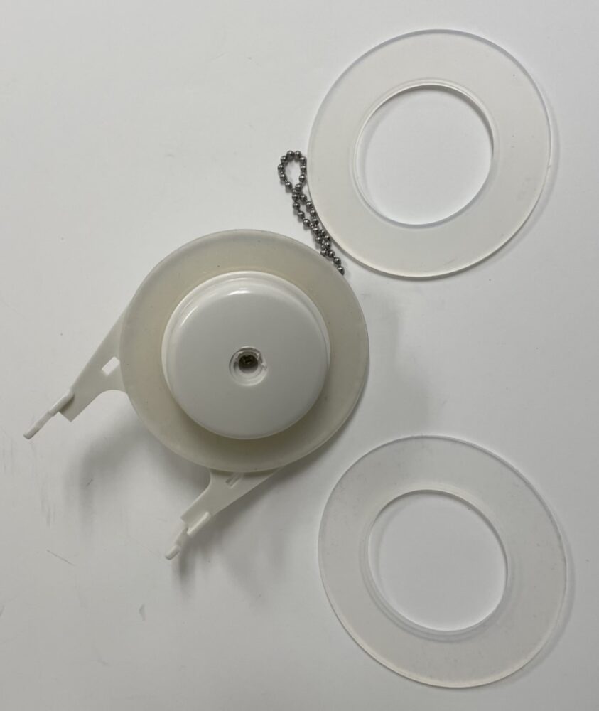 3.5 Inch Flapper Valve With Two Extra Silicone Seals - NuFlush